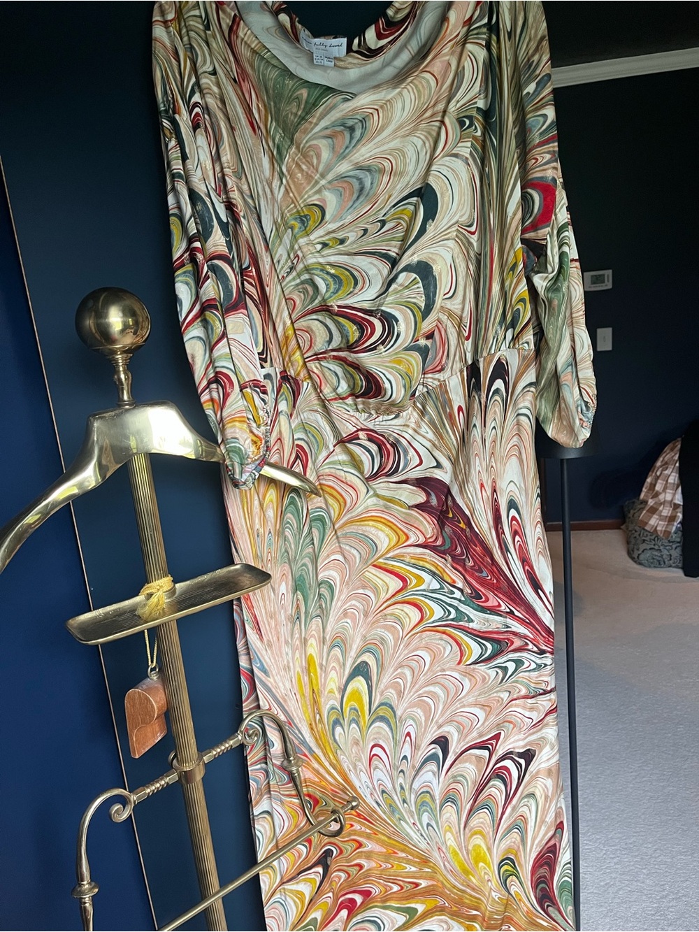Never Fully Dressed Marble Multi Colored Tilly Dress- Mid Length- size 22w